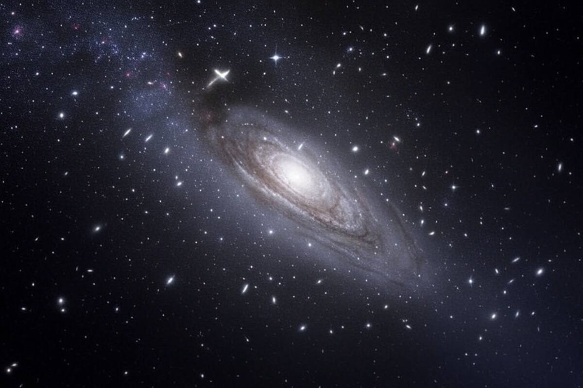 oxigeno en una galaxia lejana.