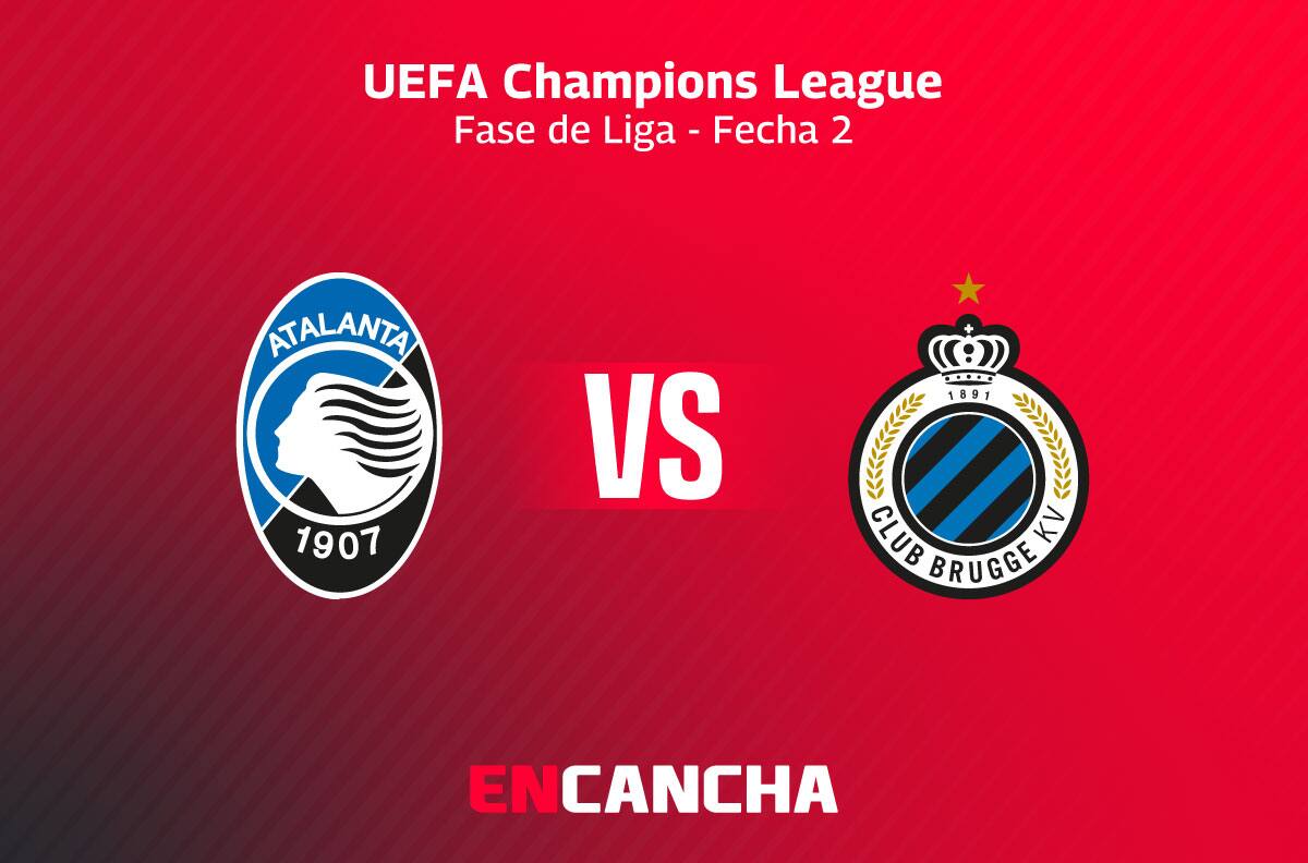 MARCADOR FINAL | Atalanta 2 - Club Brugge 1 por Champions League 2025-2026