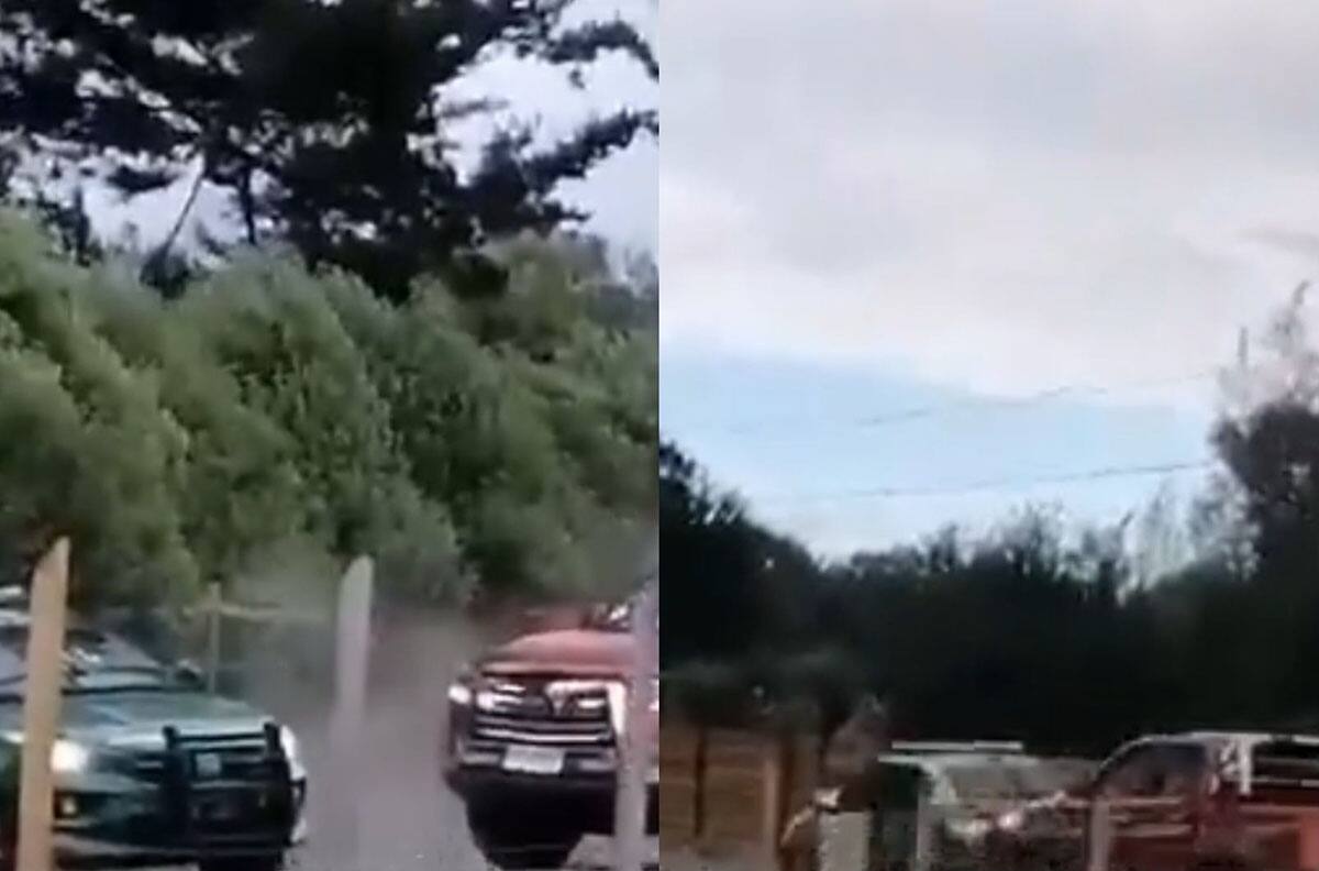 VIDEO | Hombre fue abatido en Osorno tras atacar a patrulla de Carabineros con su camioneta