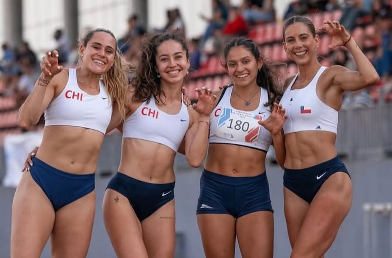 . Los y las representantes nacionales esperan obtener grandes resultados en el Sudamericano. Foto: @TeamChile_COCH.