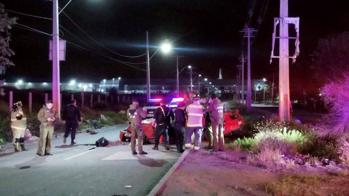 Carabineros detuvo al conductor que protagonizó el trágico accidente. Foto: ATON.