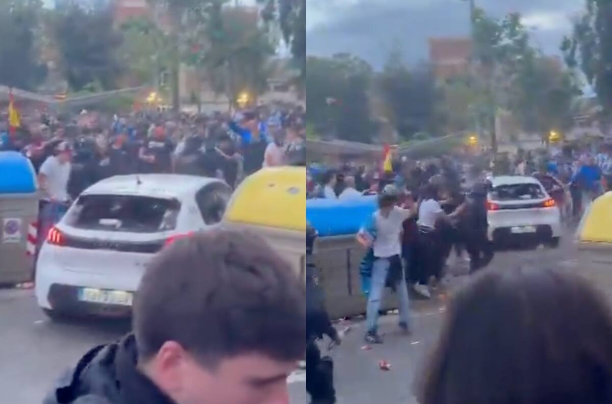 Caos en España: atropello masivo en el Barcelona vs. Espanyol