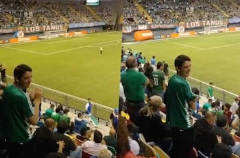 VIDEO | “Y hoy te vas”: Audax no tiene piedad y se burla del descenso de Unión Española