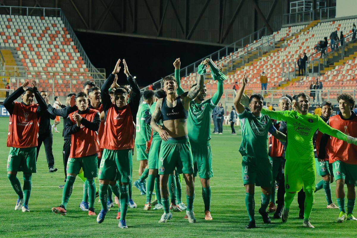 Los Tanos clasificaron a la fase de grupos de la Copa Sudamericana. Foto: Audax Italiano en X.