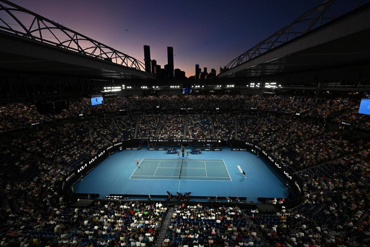 Rod Laver Arena, la principal cancha del torneo oceánico. Foto: EFE.