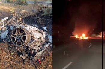 Imágenes sensibles: camionero grabó cómo quedó el auto de Diogo Jota tras accidente