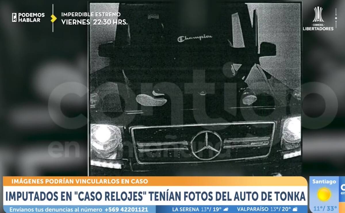 Aparece en la carpeta investigativa del "Caso Relojes". Créditos: CHV.