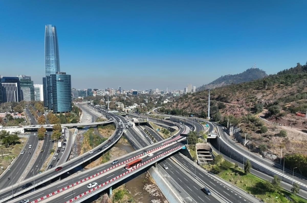 Hasta enero de 2027: Autopista Costanera Norte anuncia cierre de pistas por trabajo programado
