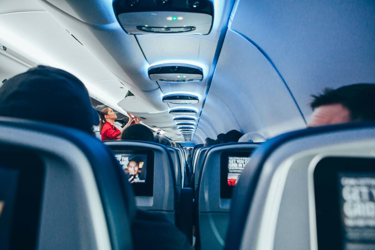 La última fila es el mejor lugar para viajar.