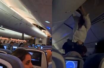 VIDEO | Avión aterrizó de emergencia en Brasil: Hay siete heridos por fuertes turbulencias