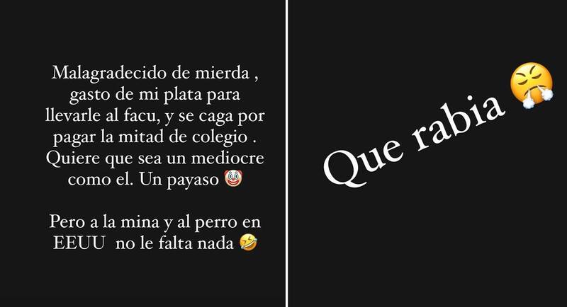 Azzartt Maveth se lanzó contra el padre de su hijo. Créditos: Instagram