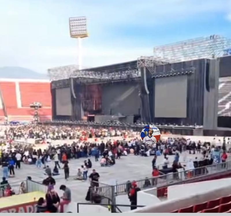 Así se ve desde Pacífico Bajo.