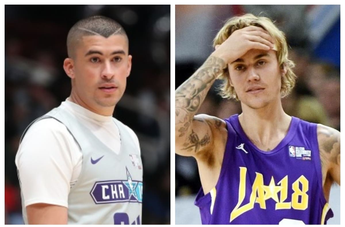 Desde Bad Bunny a Justin Bieber: los 12 famosos más recordados que jugaron en el All-Star Game de la NBA