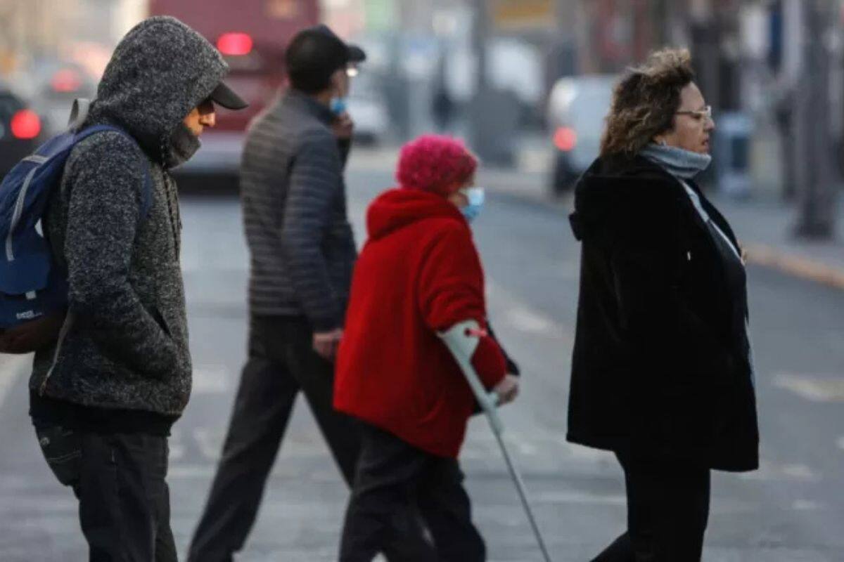 Temperaturas podrían caer a los -5°C.