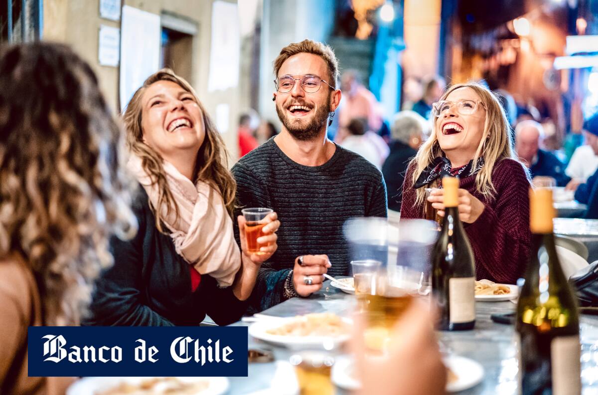 Disfruta de un 40% de descuento en más de 20 restaurantes y bares pagando con Banco de Chile