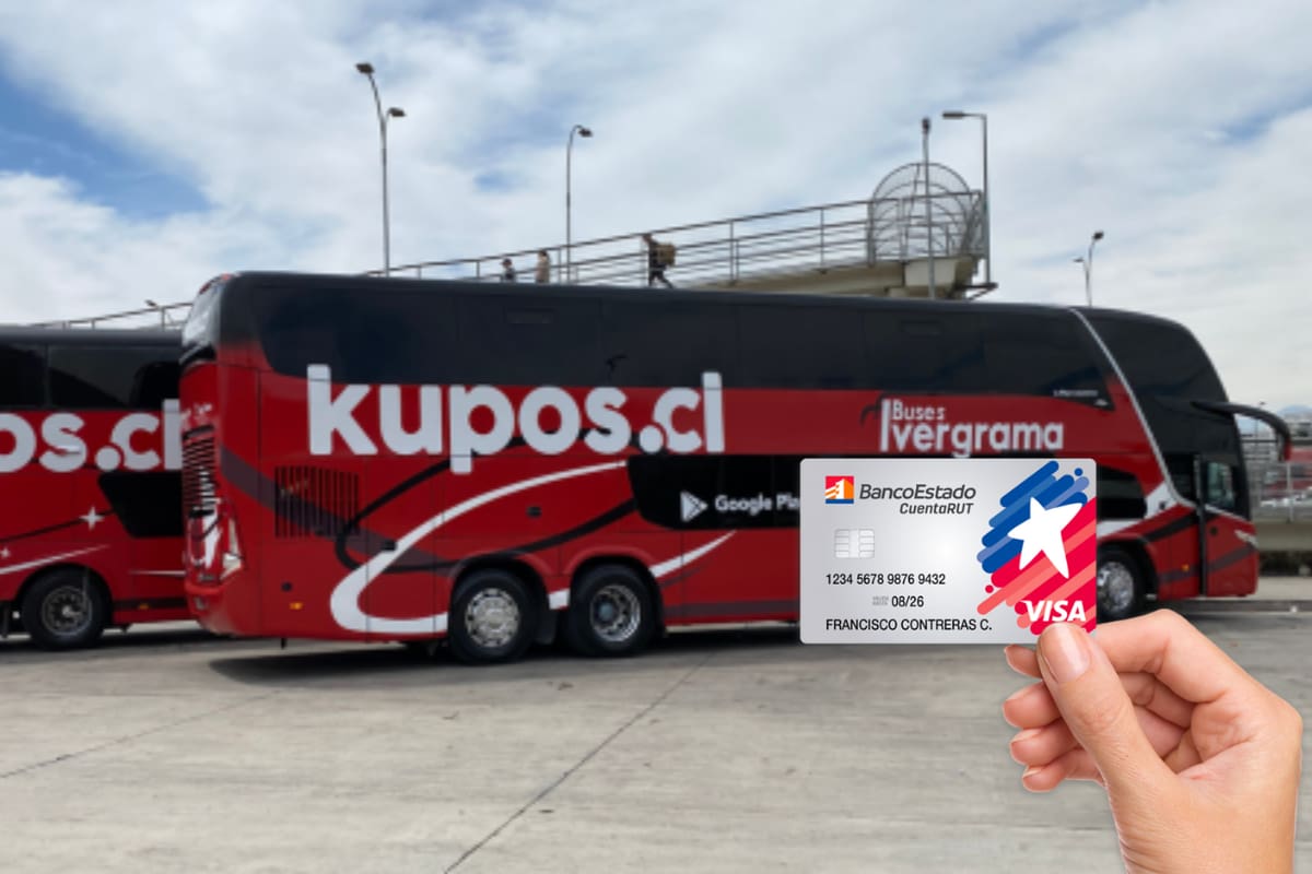 A través de estos pasos podrás conseguir descuento en tus pasajes en bus.