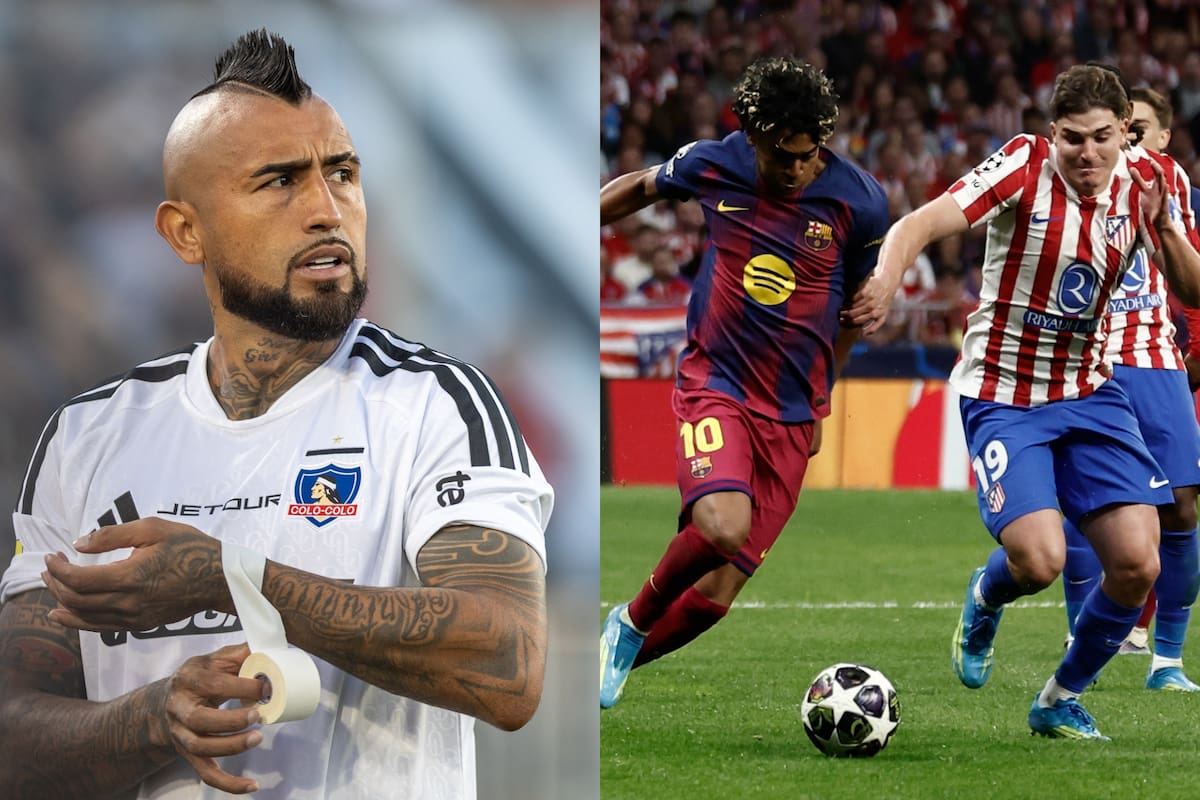 Apareció en el Barcelona vs. Atlético Madrid.