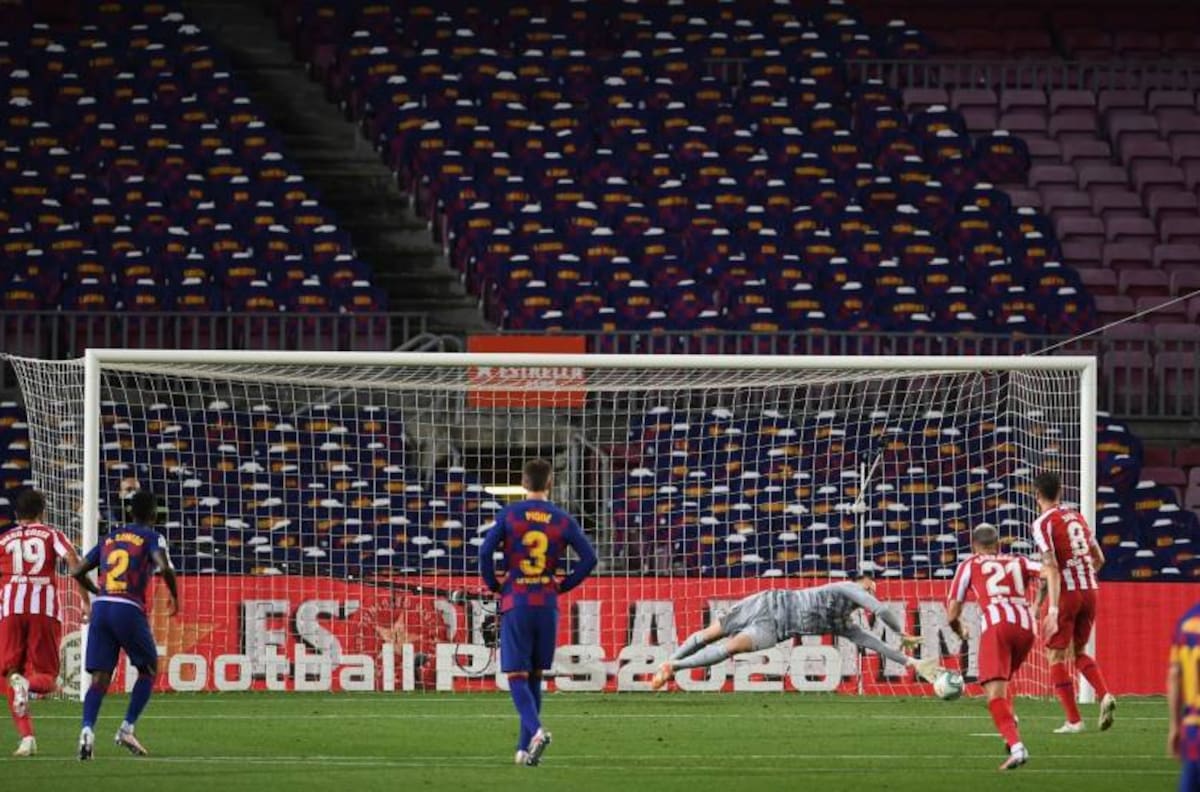 Barcelona empató ante Atlético Madrid y se complica aun más en la lucha por el título
