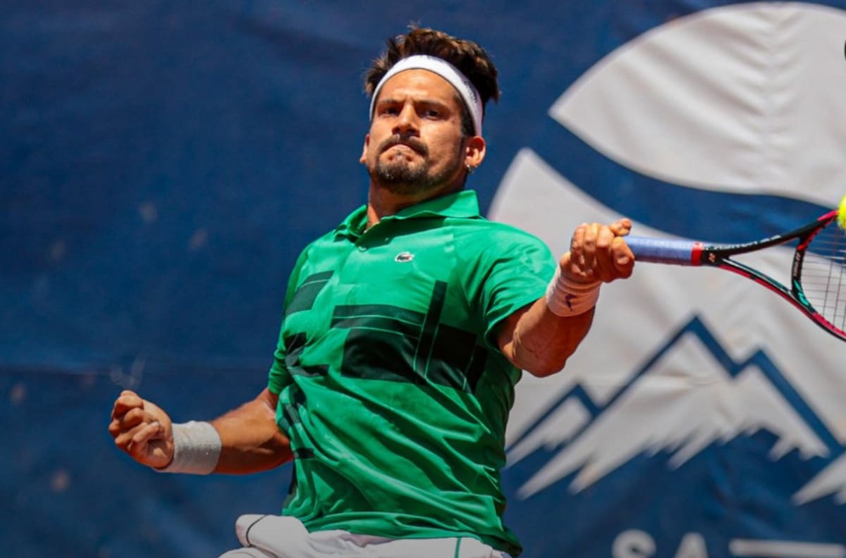 Dio pelea: Bastián Malla cayó ante Felipe Menigeni y se despidió del Chile Open