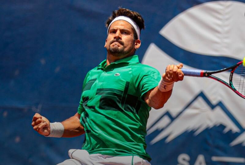 no pudo en la qualy del ATP de Santiago.