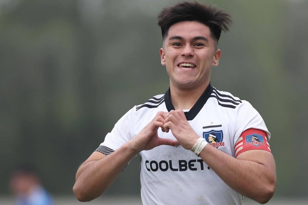 Bastián Silva es capitán y figura de la Proyección de Colo Colo.