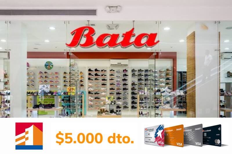La tienda de calzado tiene este descuento junto a Banco Estado.