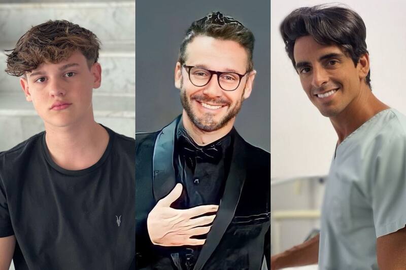 Bautista, Benjamín Vicuña y Guillermo Ardohain / Créditos: Instagram