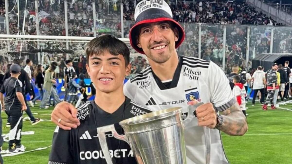 Hijo de Javier Correa anotó, festejó como crack y se consagró campeón en Colo Colo