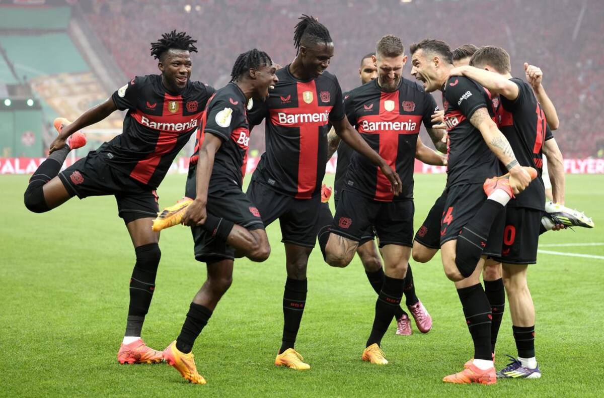 El Leverkusen coronó su temporada de ensueño con la Copa de Alemania