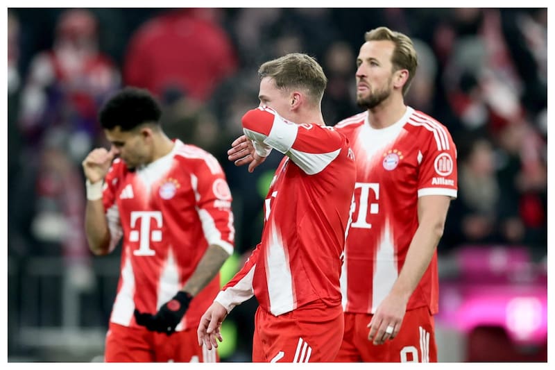 Los alemanes perdieron su racha de 18 partidos sin caer en el torneo local. Foto: EFE.