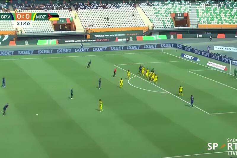 El jugador de Cabo Verde hizo un golazo contra Mozambique por la Copa de África.