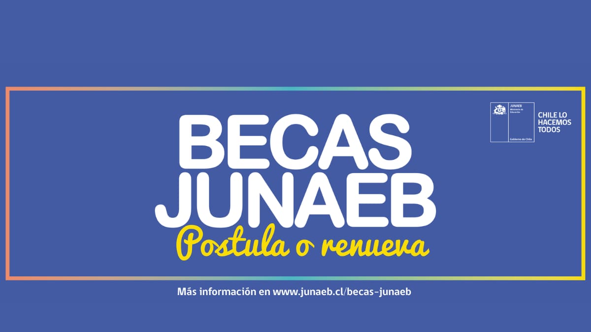 JUNAEB inicia proceso de postulación a becas y programas: habrá más de 220 mil beneficiarios