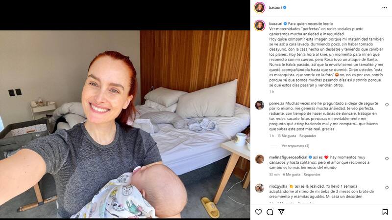 Begoña Basauri habló sobre su verdadera maternidad