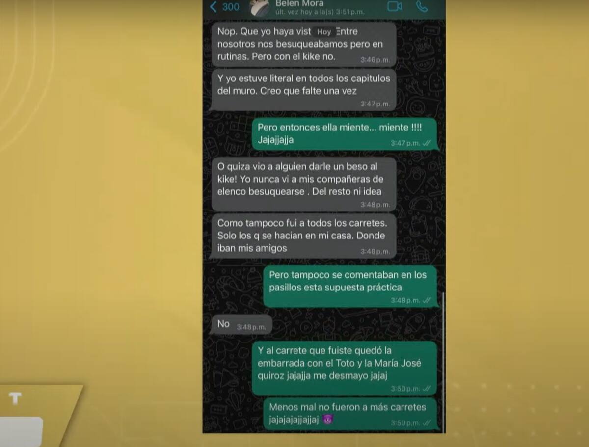 Belén Mora se refirió a la polémica de Kike Morandé tras los dichos de Cony Capelli.