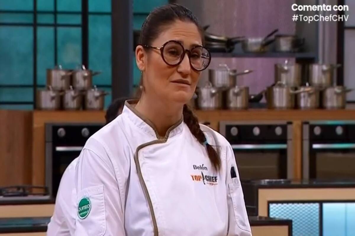 Belén Mora no logró presentar su plato al jurado. Créditos: Pantallazo CHV