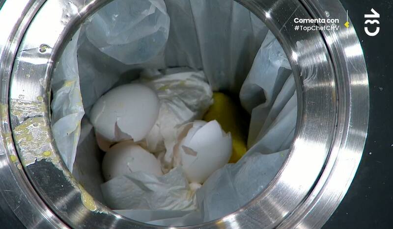 Omelette de Belén Mora que se cayó al basurero. - Créditos: Captura de Pantalla CHV