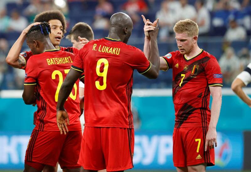 Romelu Lukaku y Kevin De Bruyne con los Diablos Rojos.