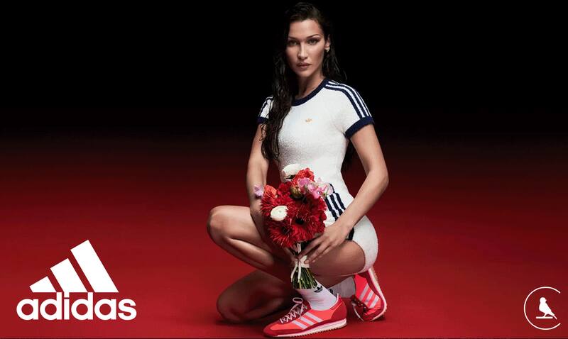 La modelo estadounidense rompió el silencio acerca de su polémica colaboración con Adidas. Créditos:@adidas.