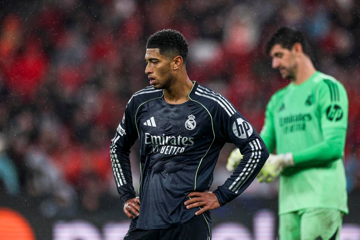 en la derrota del Real Madrid vs Benfica. Foto: EFE