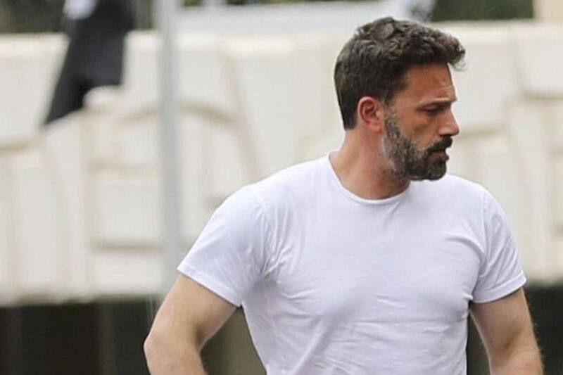 El actor fue captado compartiedo tiempo con su hjo Samuel.