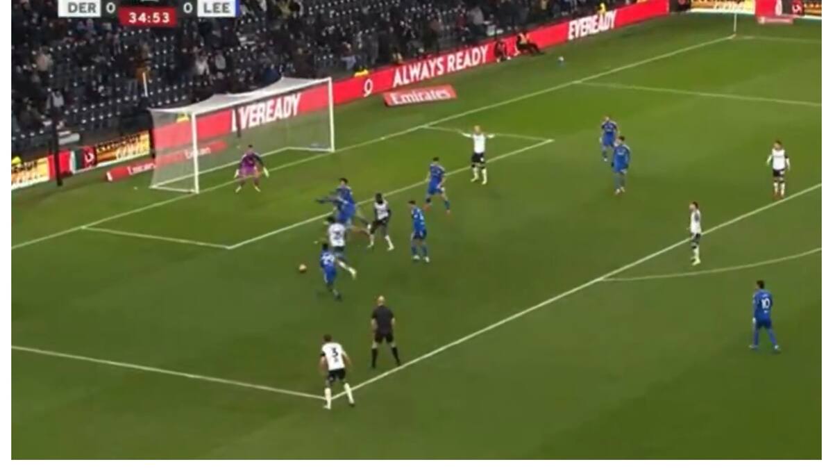 VIDEO | Preciso zurdazo: Ben Brereton abrió la cuenta para el Derby County en la FA Cup