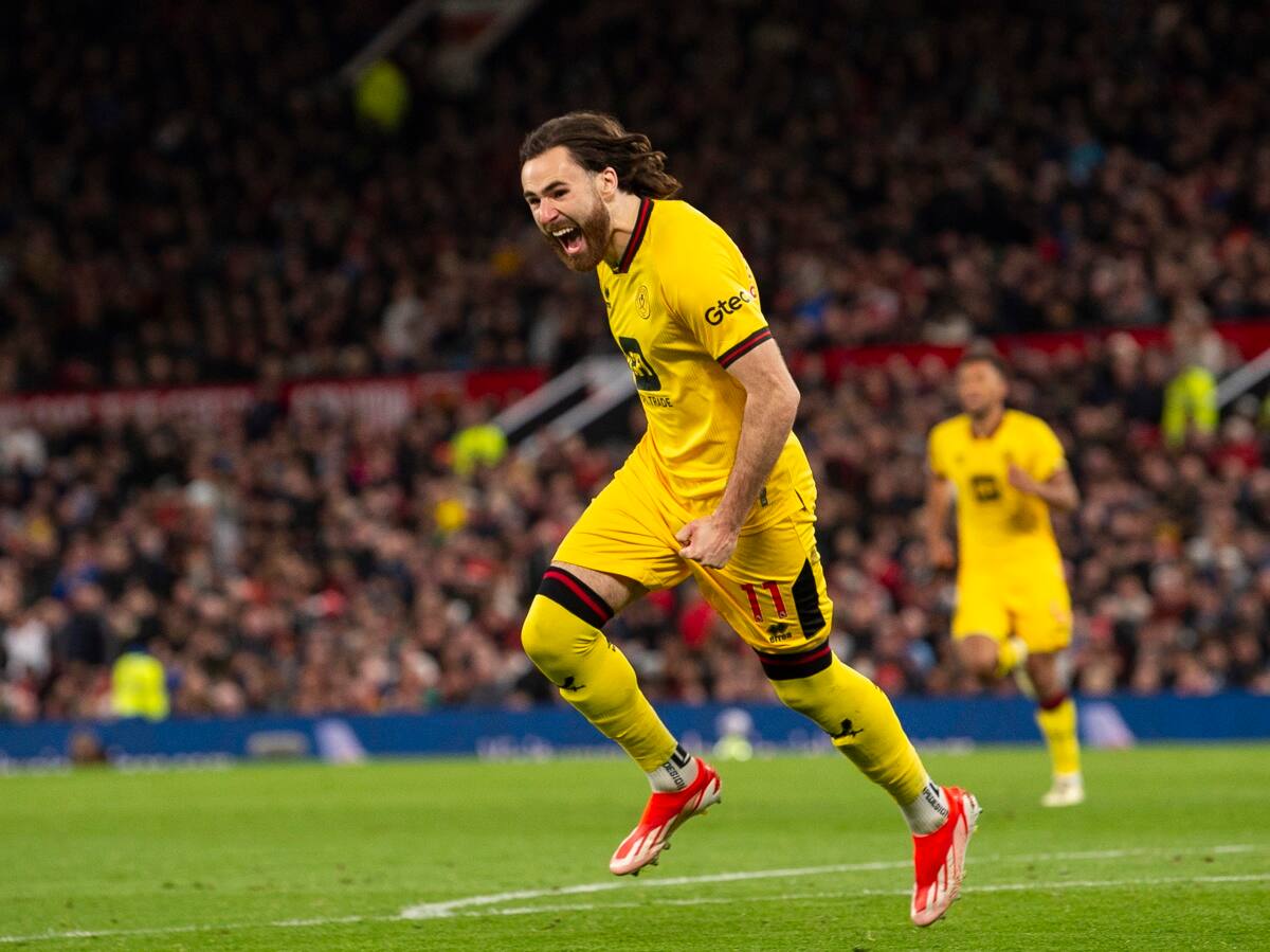 El delantero tuvo un buen semestre en Sheffield United. EFE