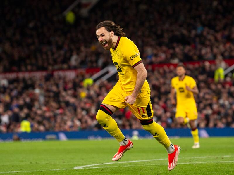 El delantero tuvo un buen semestre en Sheffield United. EFE