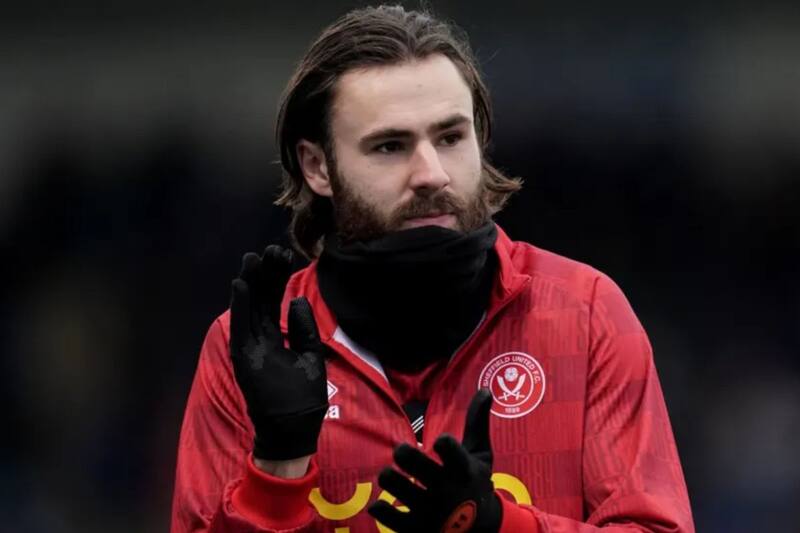 El delantero chileno en el Sheffield United.