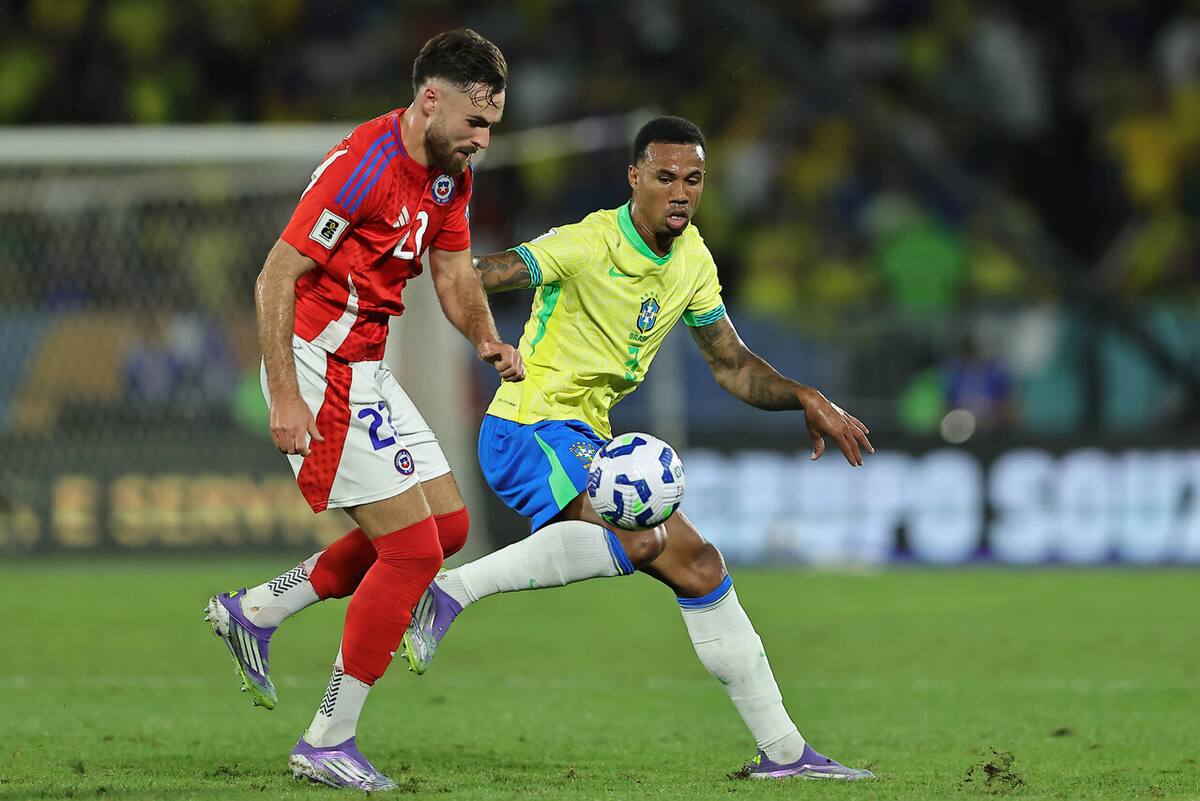 en el partido de Brasil vs. Chile. Foto: Aton.
