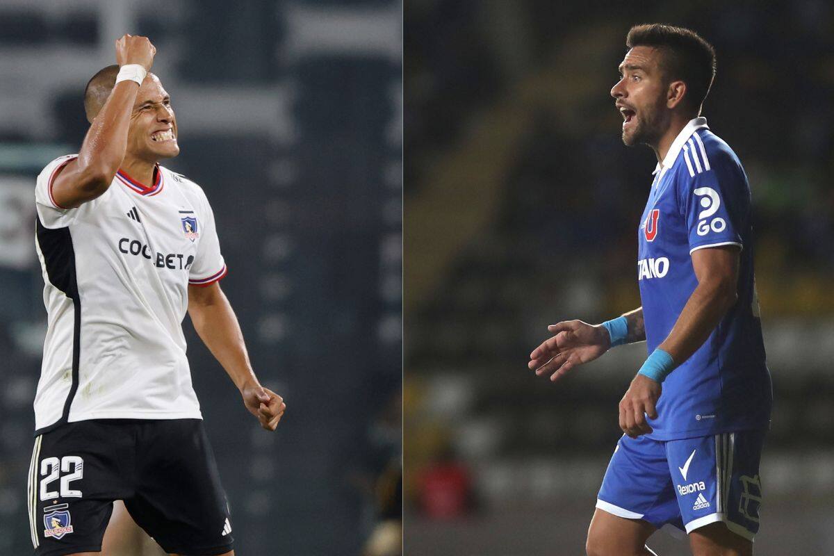 Leandro Benegas y Matías Zaldivia, jugadores que en el pasado defendieron al archirrival. Foto: Agencia Aton.