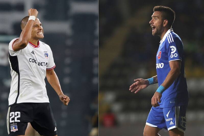 Leandro Benegas y Matías Zaldivia, jugadores que en el pasado defendieron al archirrival. Foto: Agencia Aton.
