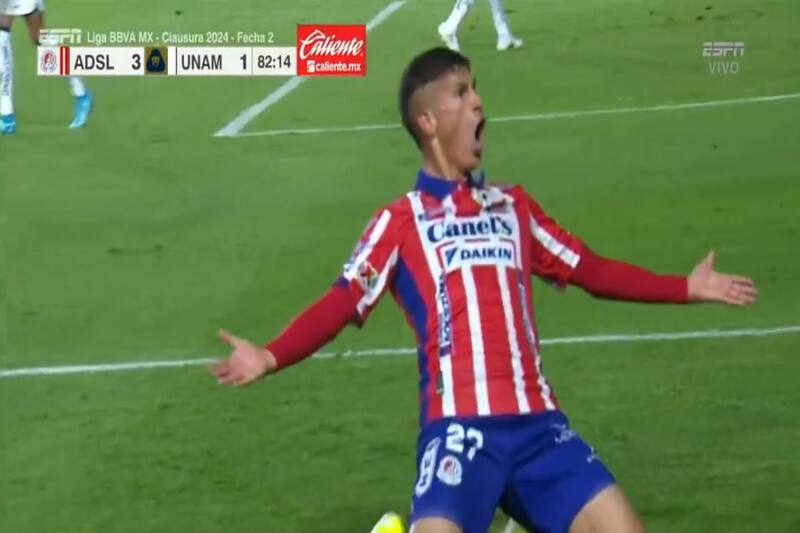 anotó su primer gol en la Liga MX