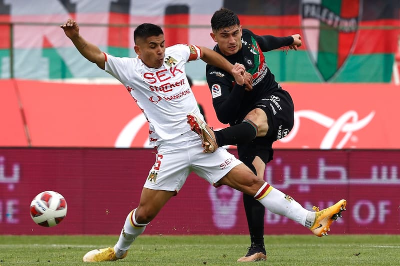 el jugador de Palestino fue la nota más baja del año en Primera División. Agencia Aton
