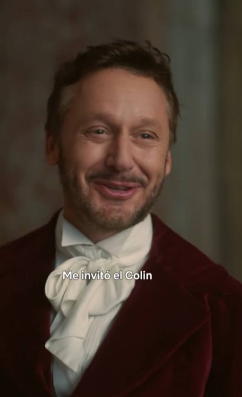 Benjamín Vicuña en spot "Bridgerton": Créditos: Netflix